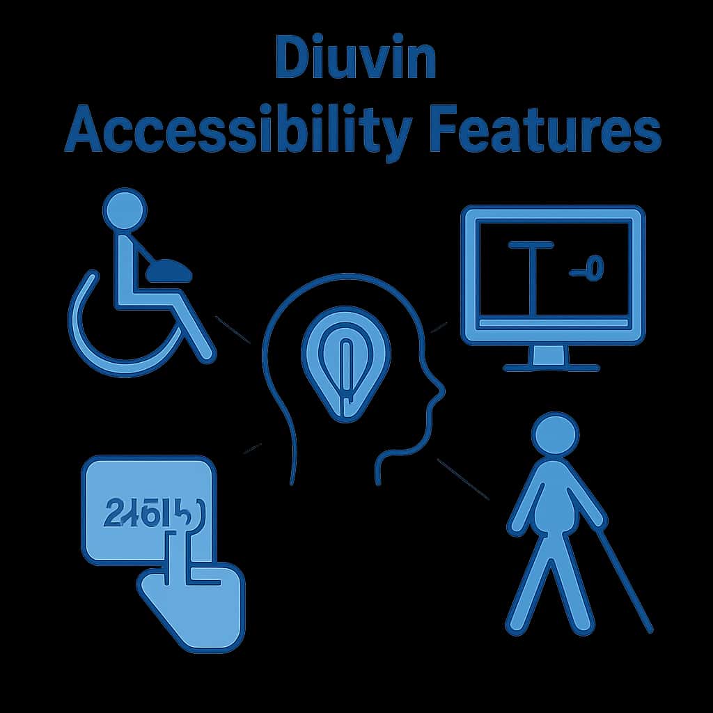 Illustration detailing Diu vin Accessibility Features.