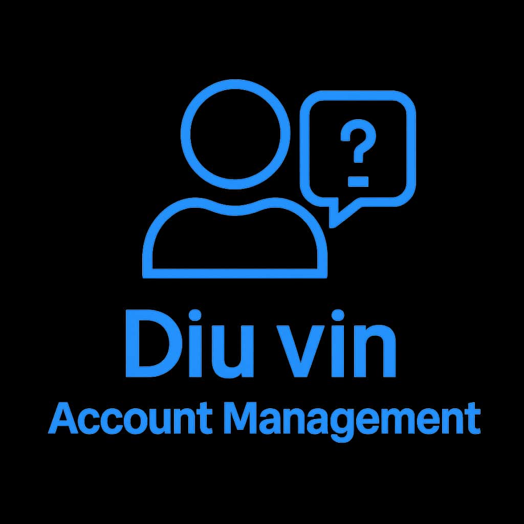 A professional badge representing Diu vin Account Management.