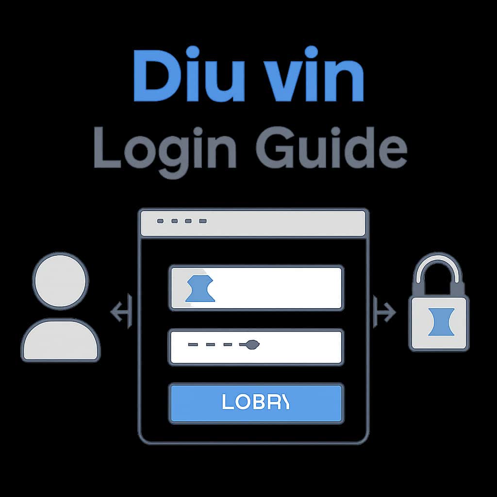 Diagram illustrating steps for Diu vin login process.