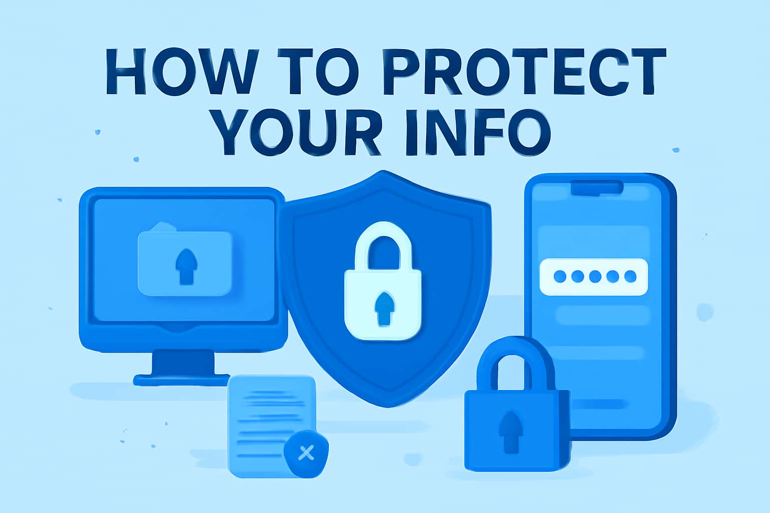 An informational illustration depicting security measures for protecting Diu vin information.
